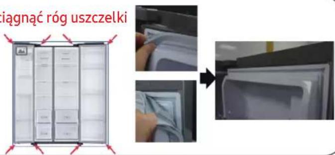 SAMSUNG RS50N3513WW - W celu wymontowania uszczelki - 1