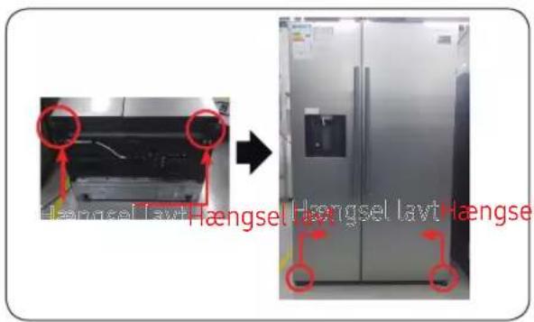 SAMSUNG RS50N3513WW - For at fjerne pakningen - 2