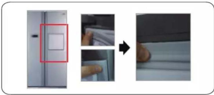SAMSUNG RS50N3513WW - To replace the gasket - 2