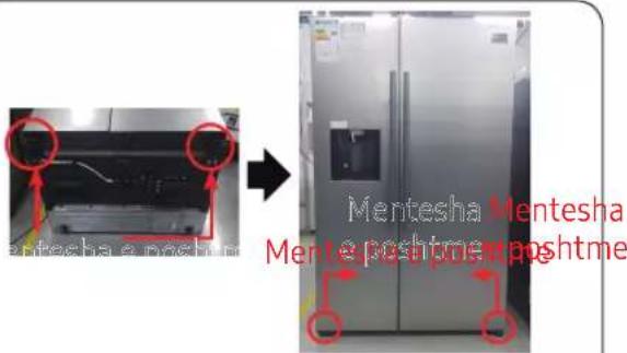 SAMSUNG RS50N3513WW - Da ponovno postavite ladice - 19