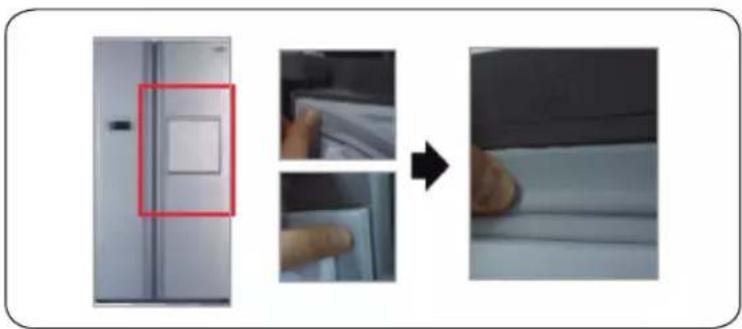 SAMSUNG RS50N3513WW - Sostituzione della guarnizione - 2