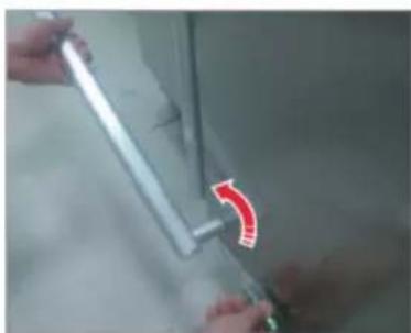 SAMSUNG RS50N3513WW - Wymiana uchwytu - 2