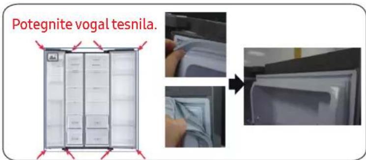 SAMSUNG RS50N3513WW - Odstranjevanje tesnila - 1