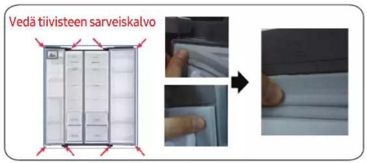 SAMSUNG RS50N3513WW - Tiivisteen uusiminen - 1