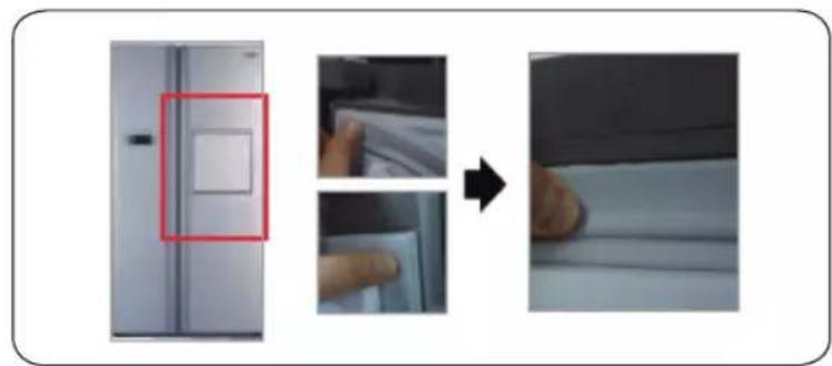 SAMSUNG RS50N3513WW - За да подмените уплътнението - 2