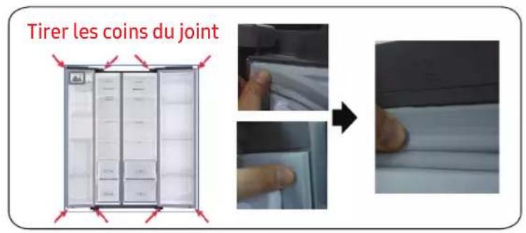SAMSUNG RS50N3513WW - Pour remplacer le joint - 1