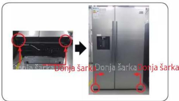 SAMSUNG RS50N3513WW - Da ponovno postavite ladice - 9
