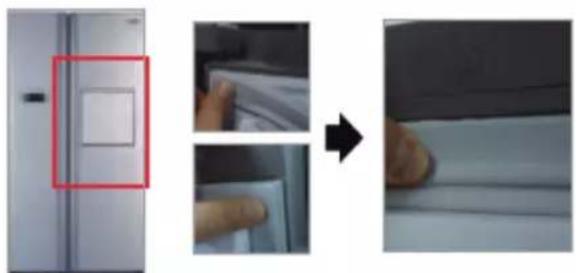 SAMSUNG RS50N3513WW - Výměna těsnění - 2