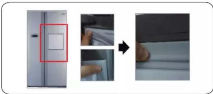 SAMSUNG RS50N3513WW - For å bytte ut pakningen - 2