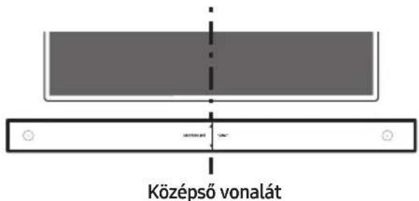 Középső vonalát