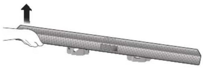 SAMSUNG HWJ660 - SMONTAGGIO DEL SUPPORTO PER MONTAGGIO A PARETE - 1