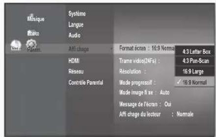 SAMSUNG BDP1620A - Format écran - 5