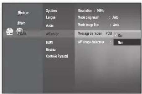 SAMSUNG BDP1620A - Message de l'écran - 1