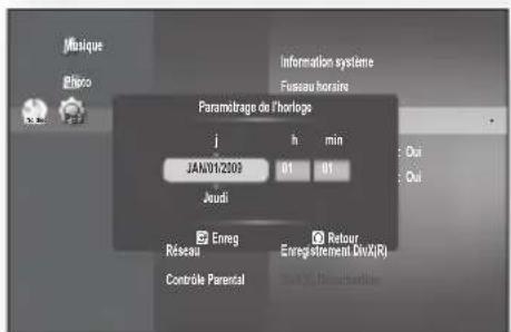 SAMSUNG BDP1620A - Réglez l'heure - 2
