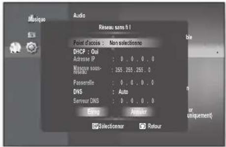 SAMSUNG BDP1620A - confi guration du réseau - 3