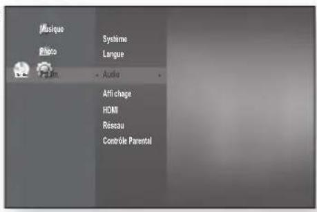 SAMSUNG BDP1620A - CONFIGURATION DES OPTIONS AUDIO - 2