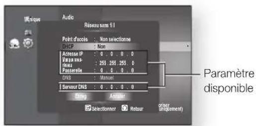 SAMSUNG BDP1620A - confi guration du réseau - 6