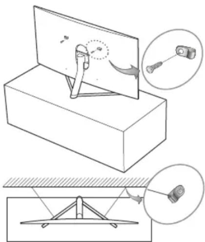 SAMSUNG QE75Q7FAMT - Verwendendes Kippschutzes - 1