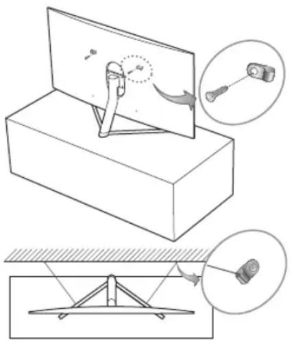 SAMSUNG QE75Q7FAMT - Precauciones para registrar la calda del televisor - 1