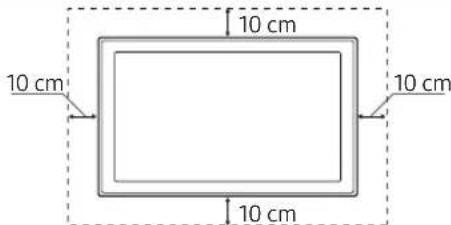SAMSUNG QE75Q7FAMT - Television ilmankierron takaaminen - 2