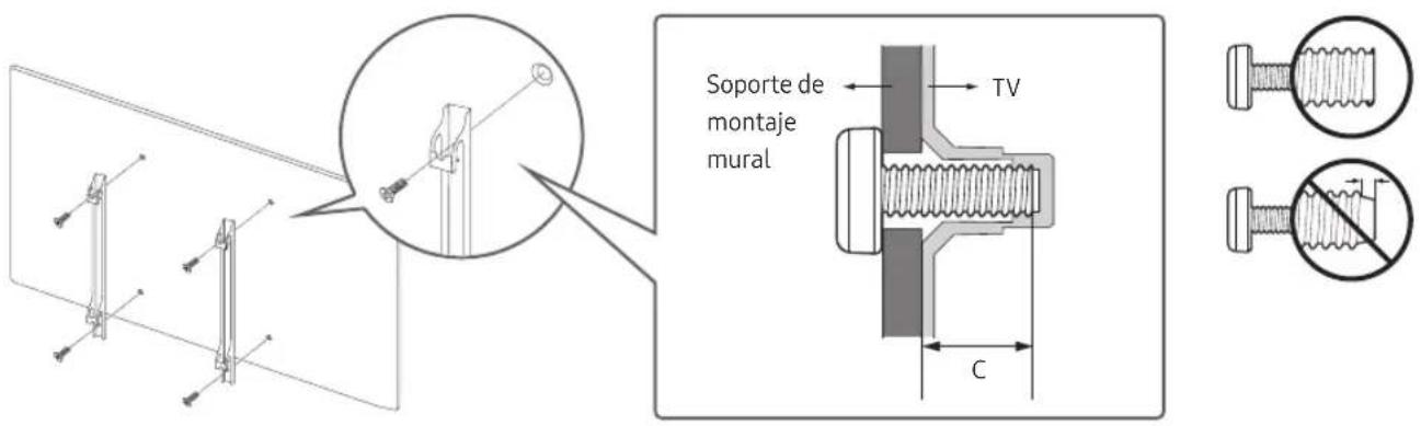 SAMSUNG QE65Q9FAMT - Instalación del televisor en una pared - 2