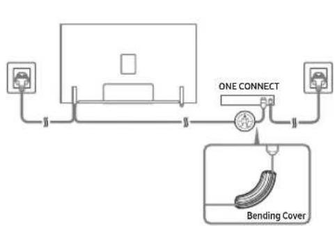 SAMSUNG QE65Q9FAMT - Television kytkeminen One Connectiin - 1