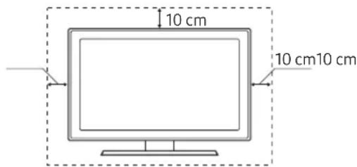 SAMSUNG UE49MU6445U - Ventilación adecuada del televisor - 1