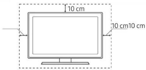 SAMSUNG UE49MU6445U - Installasjon med et stativ Installasjon med et veggfeste - 1