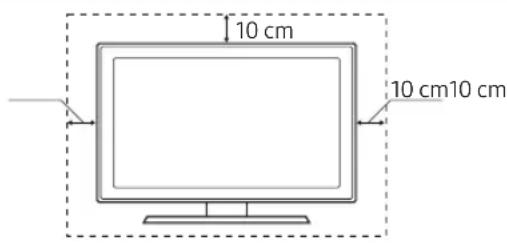 SAMSUNG UE49MU6205K - Sørg for korrekt ventilation til dit tv - 1