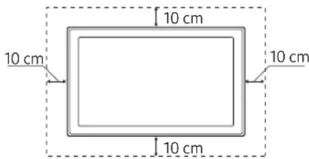 SAMSUNG UE49MU6205K - Ventilación adecuada del televisor - 2