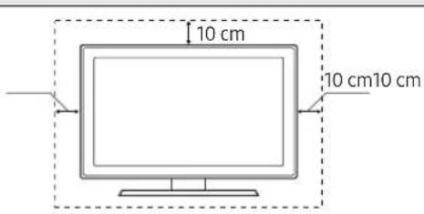 SAMSUNG UE49M5515AK - Providing proper ventilation for your TV - 1