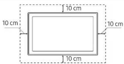 SAMSUNG UE49M5515AK - Providing proper ventilation for your TV - 2
