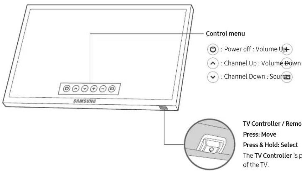 SAMSUNG UE49M5515AK - Using the TV Controller - 1
