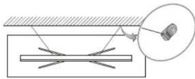 SAMSUNG UE49M5515AK - Disposition de los cables con la guía de cables - 2