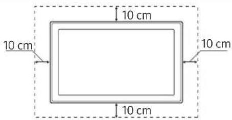 SAMSUNG UE55MU6195U - Providing proper ventilation for your TV - 2