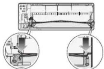 SAMSUNG AR12FSFPKGMN - Changement de direction du tuyau d'évacuation - 1