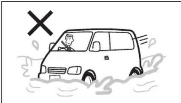 SUZUKI Every Wagon (2017) - 冠水した場所は走行しない - 1