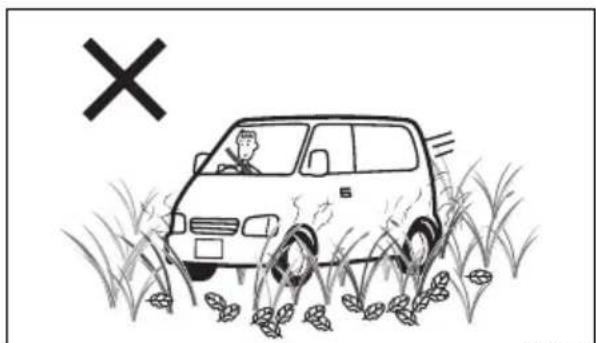 SUZUKI Every Wagon (2017) - 草の生い茂った場所は走行しない - 1