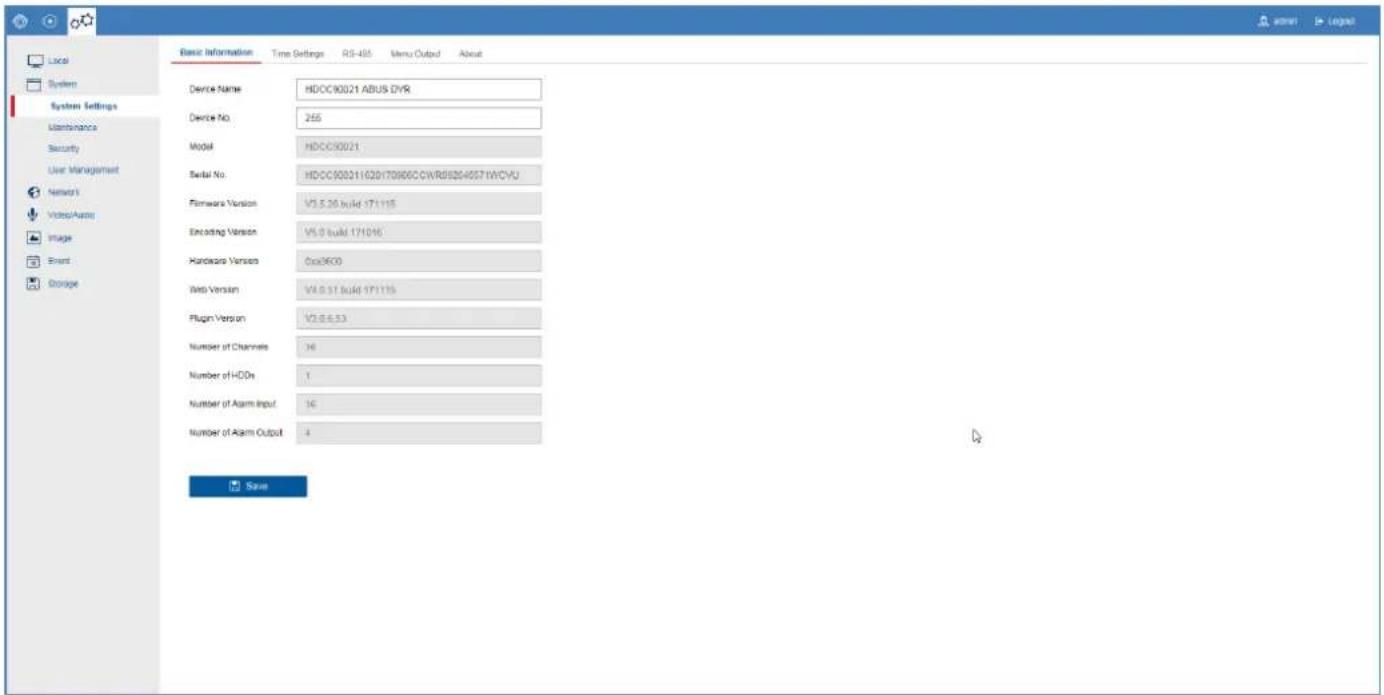 ABUS HDCC90001 - Réglages d'image / de clip - 1