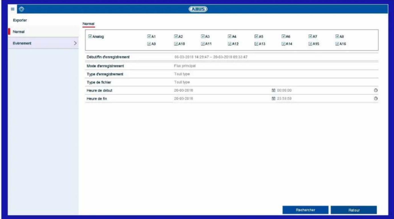 ABUS HDCC90001 - Diagnostic manuel de qualité video - 2