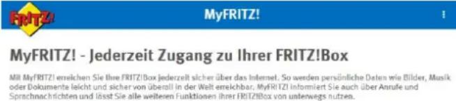 ABUS HDCC90001 - Recommendation AVM / Fritzbox / MyFritz : - 1