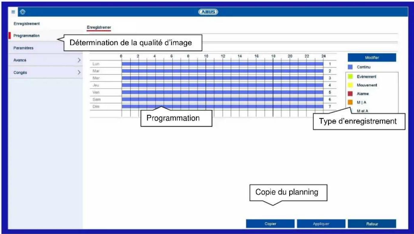 ABUS HDCC90001 - Réglage : Enregistrement - 1