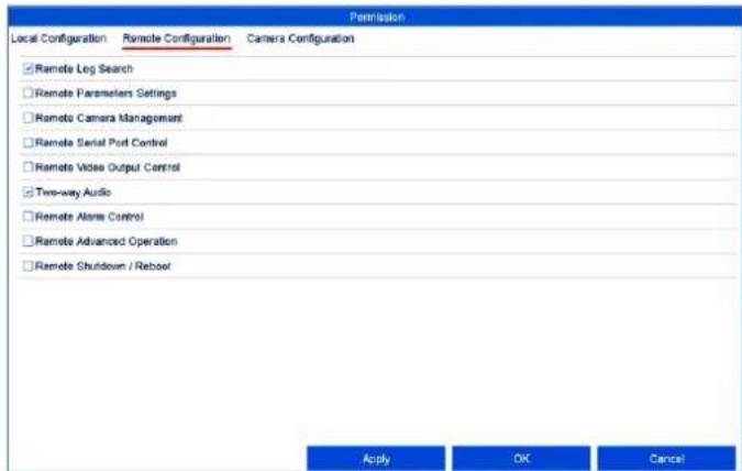 ABUS HDCC90001 - Onglet Configuration à distance - 1