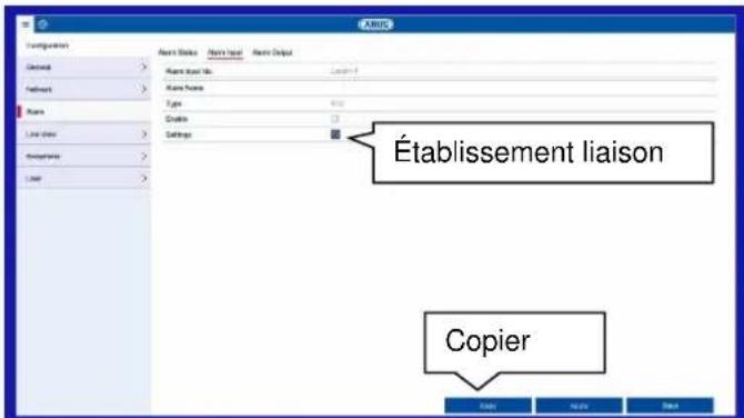 ABUS HDCC90001 - Onglet Entreé alarme - 1
