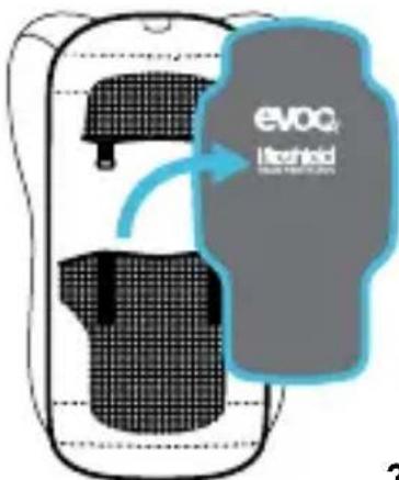 EVOC Fr Track 10l - Mise en PLACE correcte du protecteur - 1