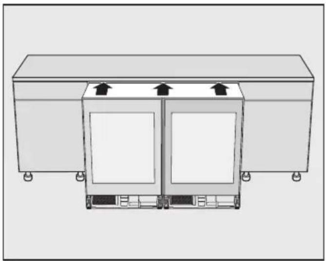 MIELE KSK 6300 - Inserire la combinazione di apparecchi nella nicchia - 1
