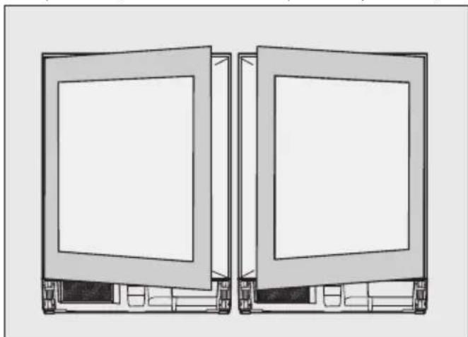 MIELE KSK 6300 - Cambiar el sentido de apertura de la puerta - 2