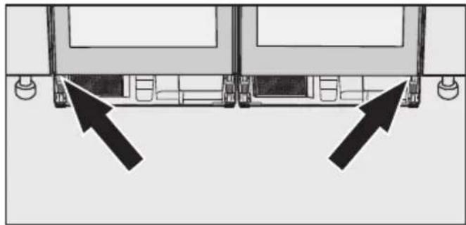 MIELE KSK 6300 - Fixez la combinaison dans la niche - 1
