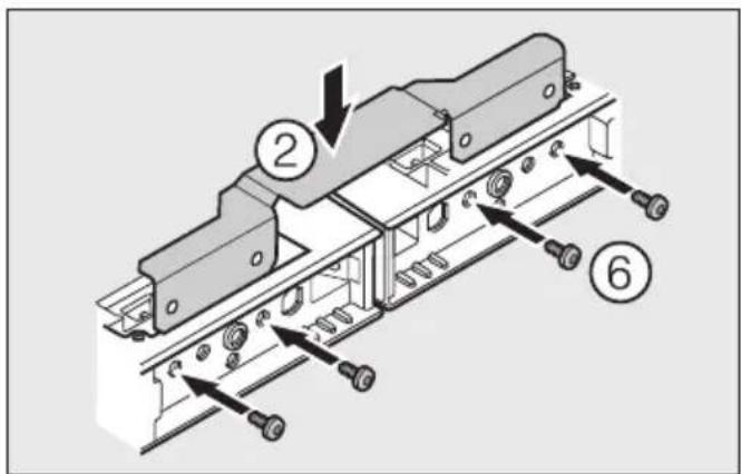 MIELE KSK 6300 - Montaż pod blatem roboczym z materiału, w który nie można nic wkręcić - 1