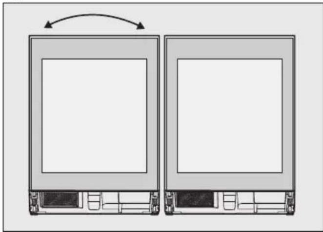 MIELE KSK 6300 - Cambiare l'incernieratura dello sportello - 1